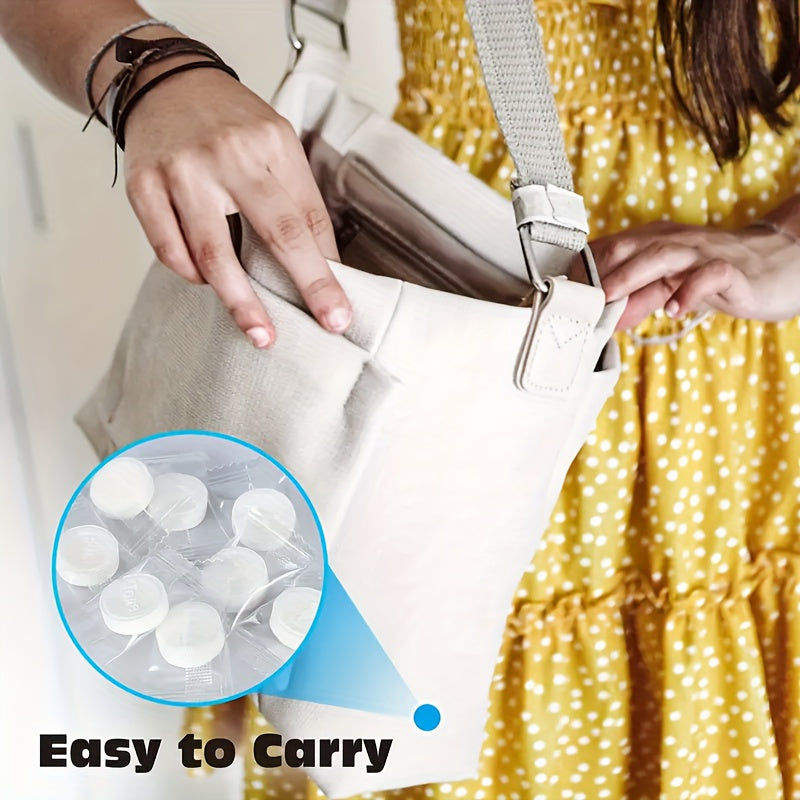 50pcs Compressed Towels Portable Disposable Towels for Outdoors Camping