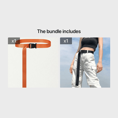 Women's Canvas Belt Casual Nylon Belt Punk Outdoor Sports Belt