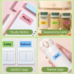 10 Sheets Sticky Notes Various Colors Self adhesive Labels Stickers