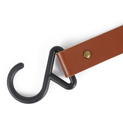 4pcs Leather S Hooks For Hanging Pots Pans Utensils Camping Hook Hanger