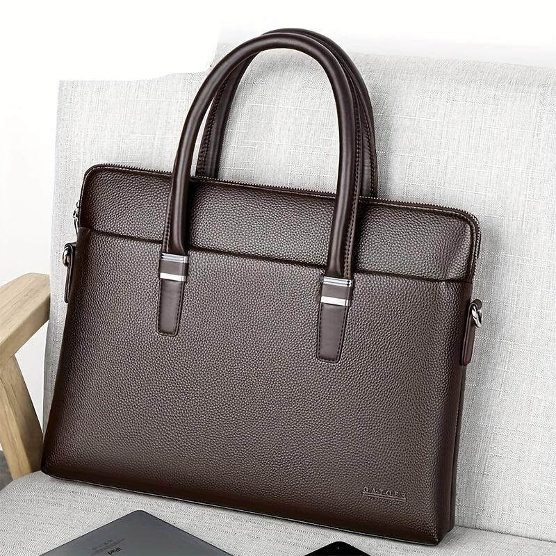 Men's Waterproof Large Capacity Handbag Business Briefcase