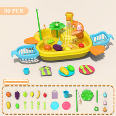 Kids' Water Play Kitchen Sink Toy with Automatic Water Circulation