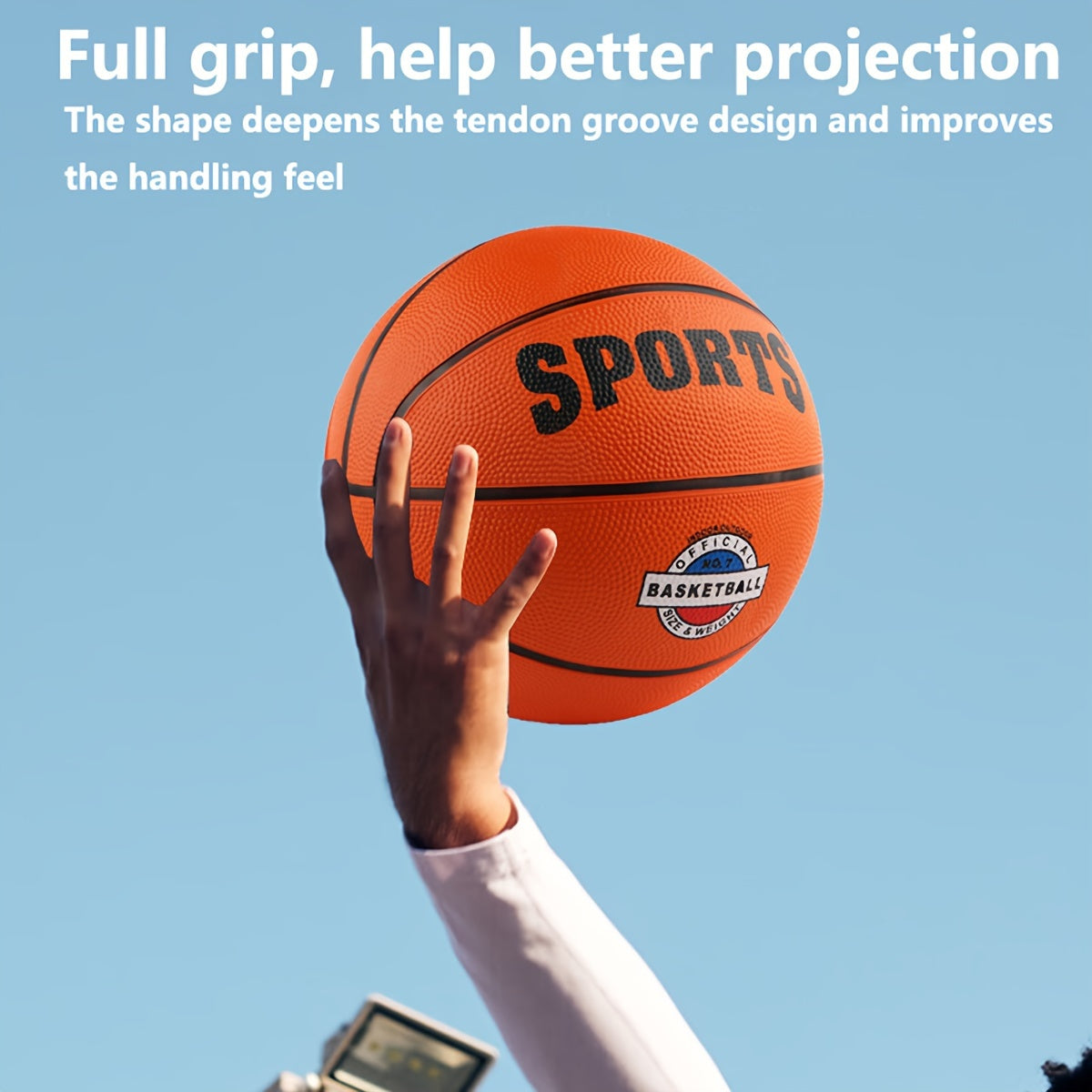 Classic Rubber Basketball for Outdoor Training