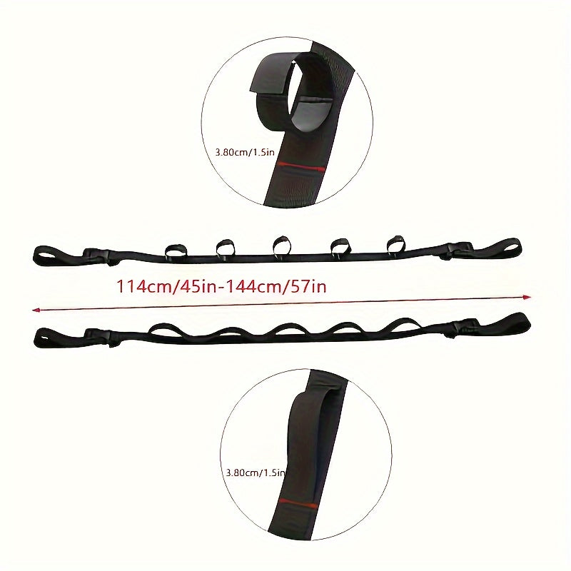 2pcs Car Fishing Rod Strap Fishing Rod Holder Fishing Tackle