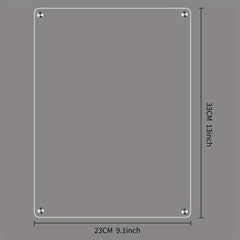 Acrylic Magnetic Blank Board Calendar For Fridge - Clear Dry Erase Planner