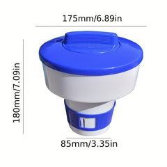 Strong Pool Chlorine Dispenser, Fits 3 Tablets, Adjustable Release