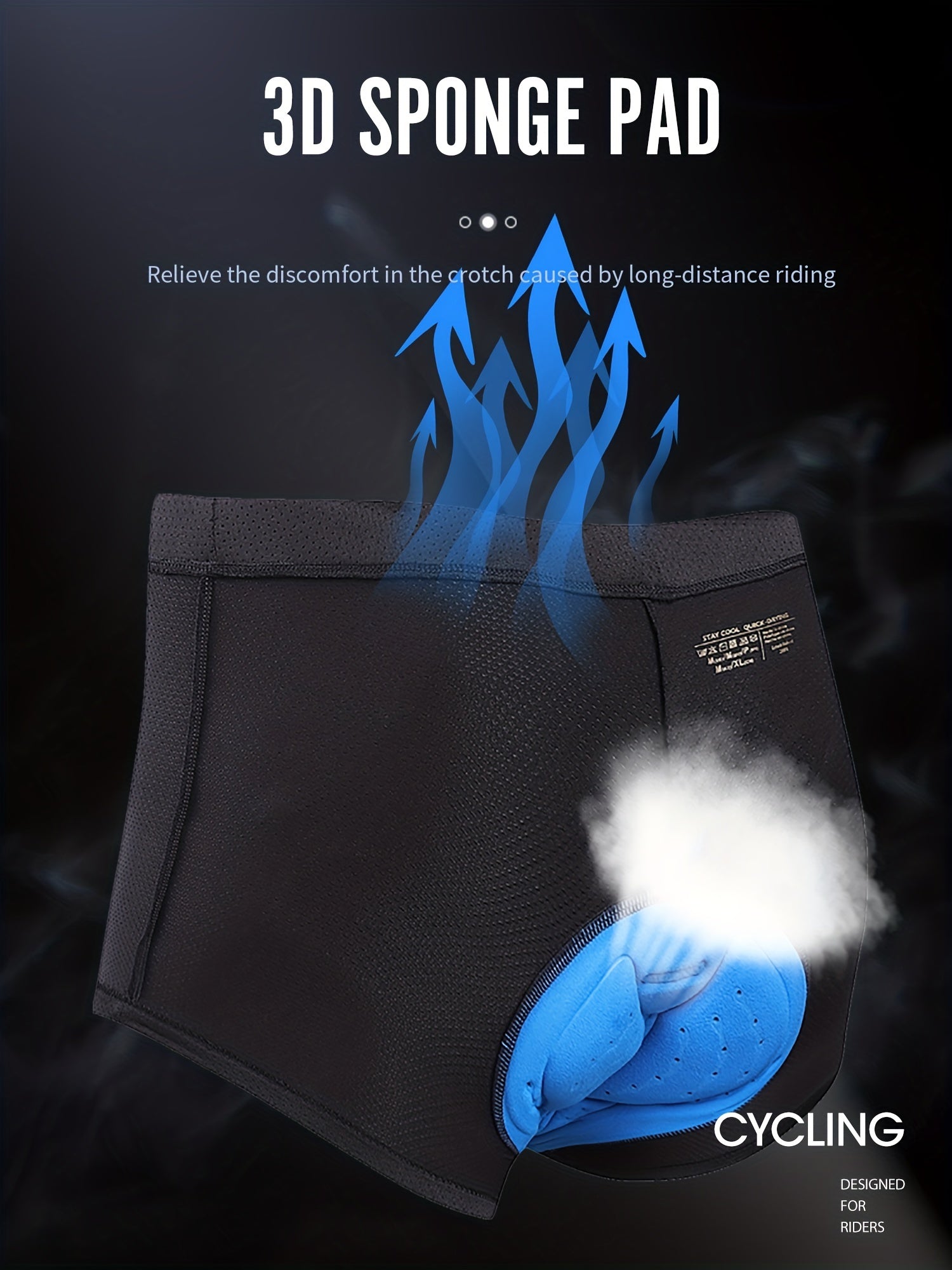 Men's Breathable Cycling Shorts with Cushioning for Comfortable Riding
