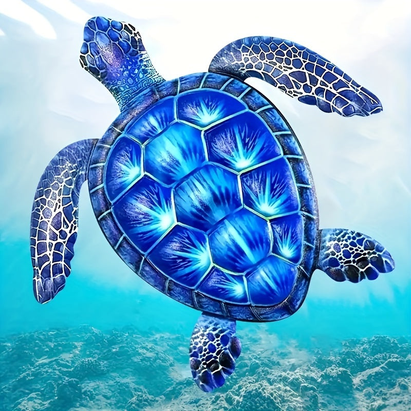 Metal Sea Turtle Wall Decor Hanging Ornament for Home Bedroom Living Room Office