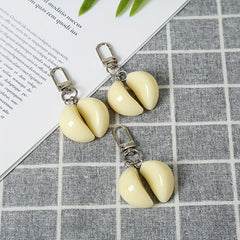 Garlic Keychain Food Accessory for Bags