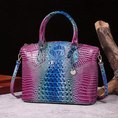 Crocodile Pattern Tote Bag PU Leather Shoulder Bag