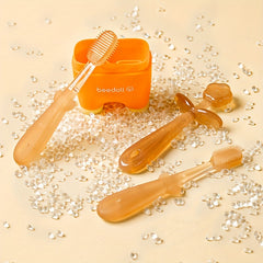 4pcs Infant & Toddler Toothbrush Set Soft Silicone Oral & Tongue Cleaners