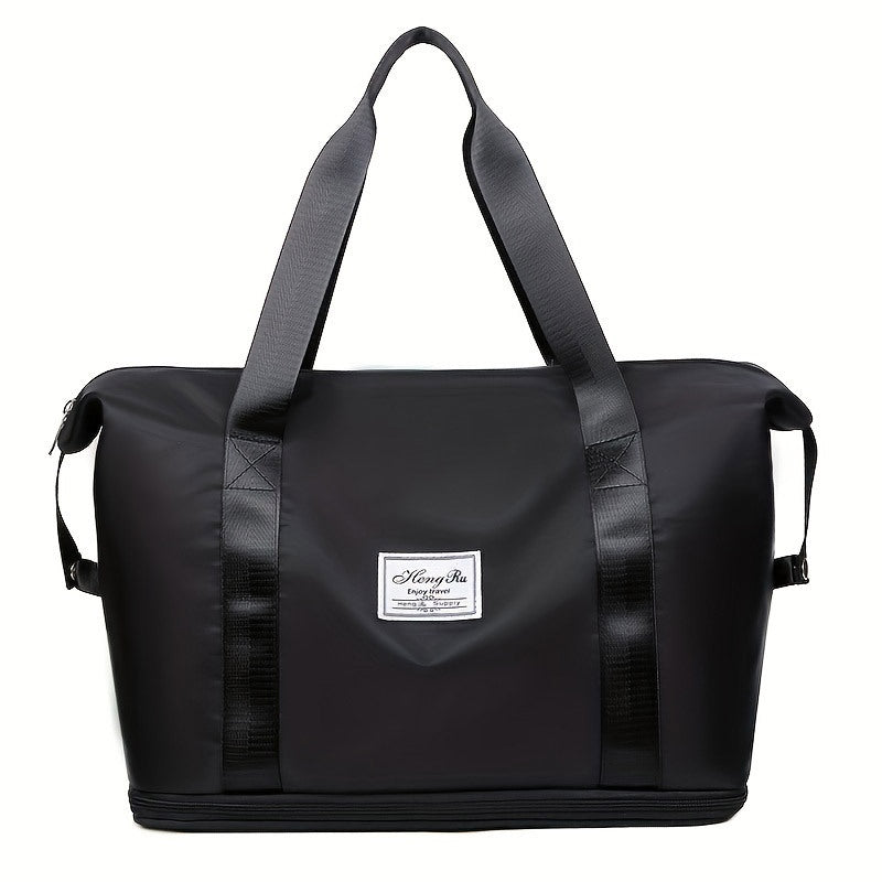 Portable Travel Storage Zipper Duffle Bag Lightweight Handbag