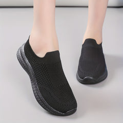 Versatile Mesh Breathable Low Top Sneakers Comfortable Running Shoes Women