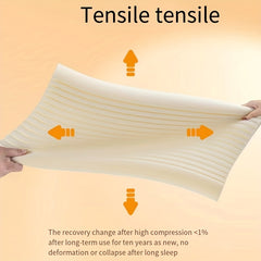 Breathable Silicone Cotton Pillow Anti Allergic Ergonomic Machine Washable