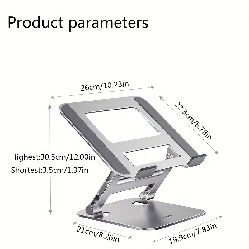 Foldable Laptop Stand Portable Notebook Support Base Holder Adjustable Riser