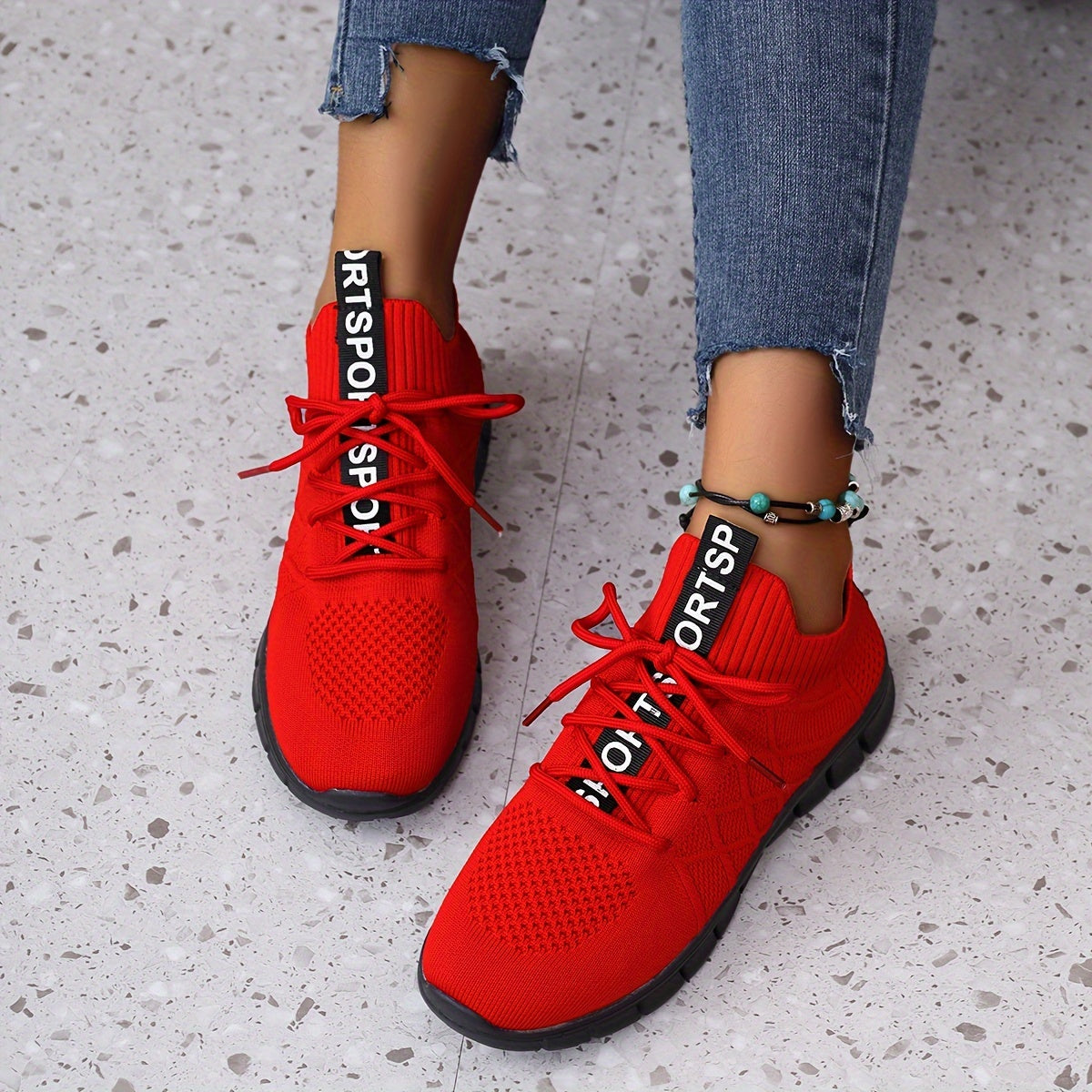 Women's Anti Slip Mesh Road Running Shoes Lightweight Sneakers