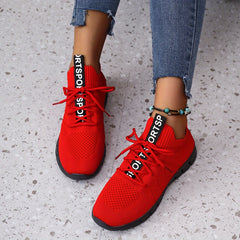 Women's Anti Slip Mesh Road Running Shoes Lightweight Sneakers