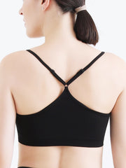 3pcs Criss Cross Back Cami Tops Slim Sports Crop Top Women's Lingerie