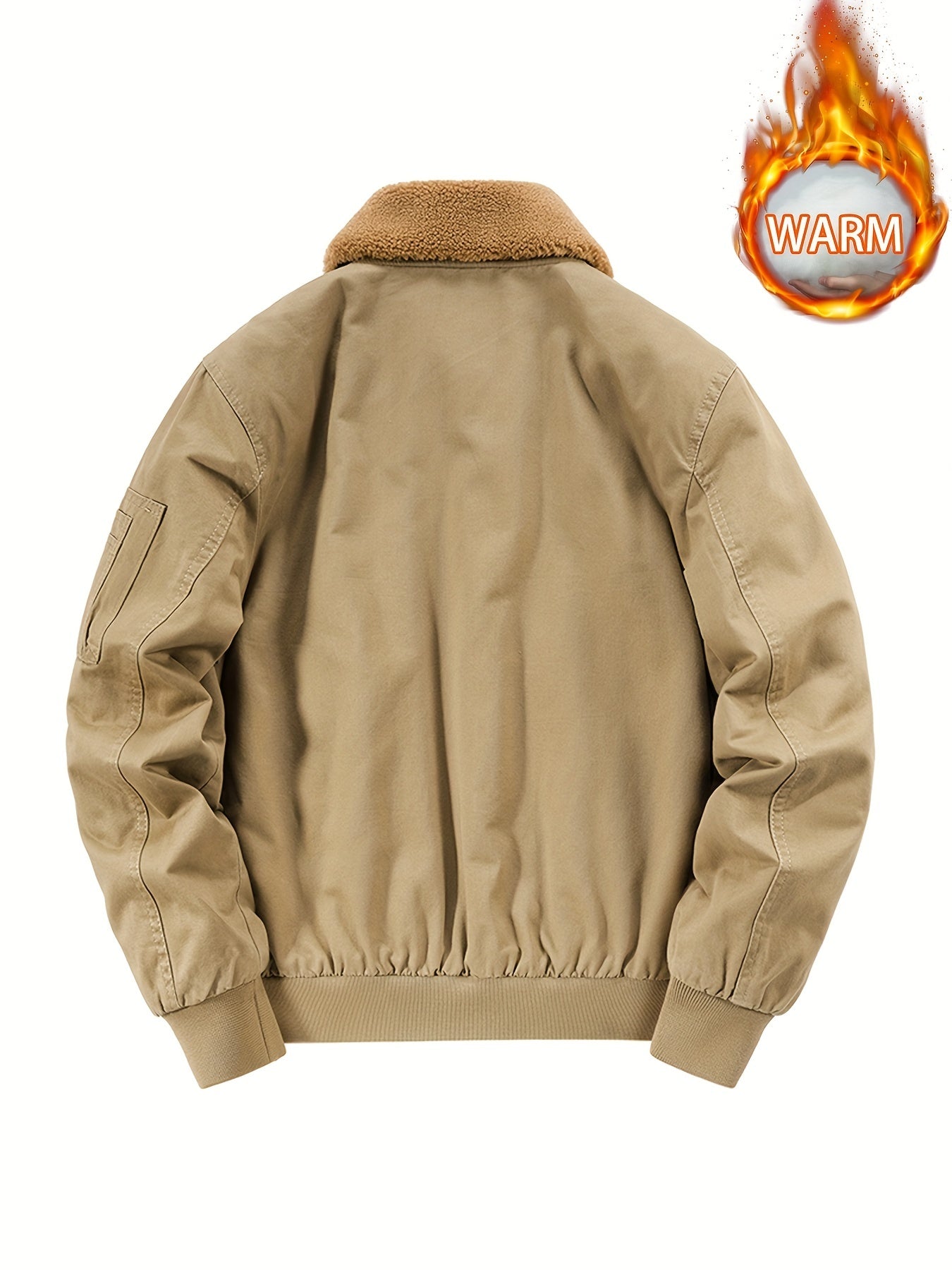 Men's Waterproof & Windproof Jacket With Detachable Warm Lining