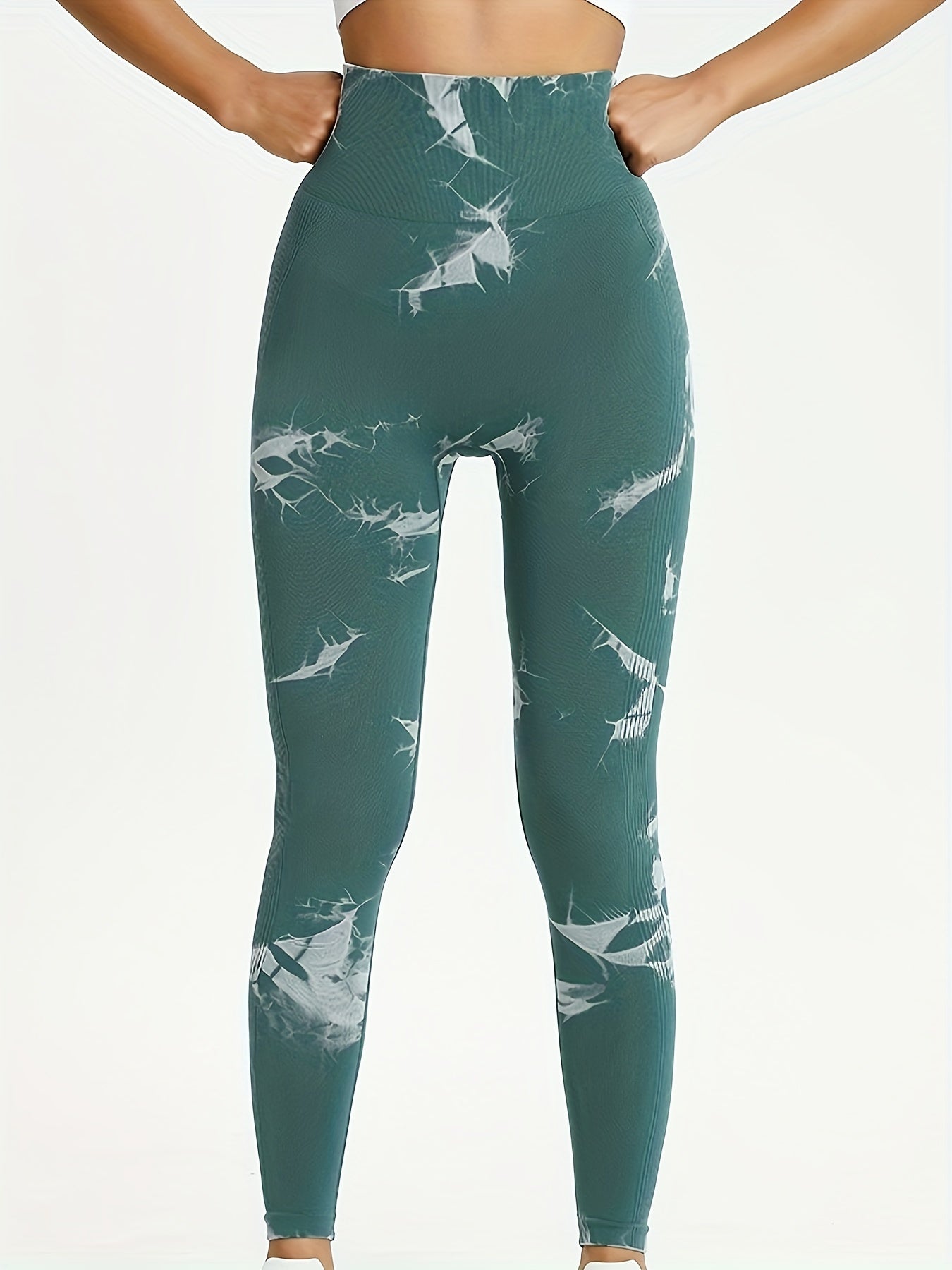 Tie Dye High Waist Yoga Leggings Tummy Control Slimming Pants