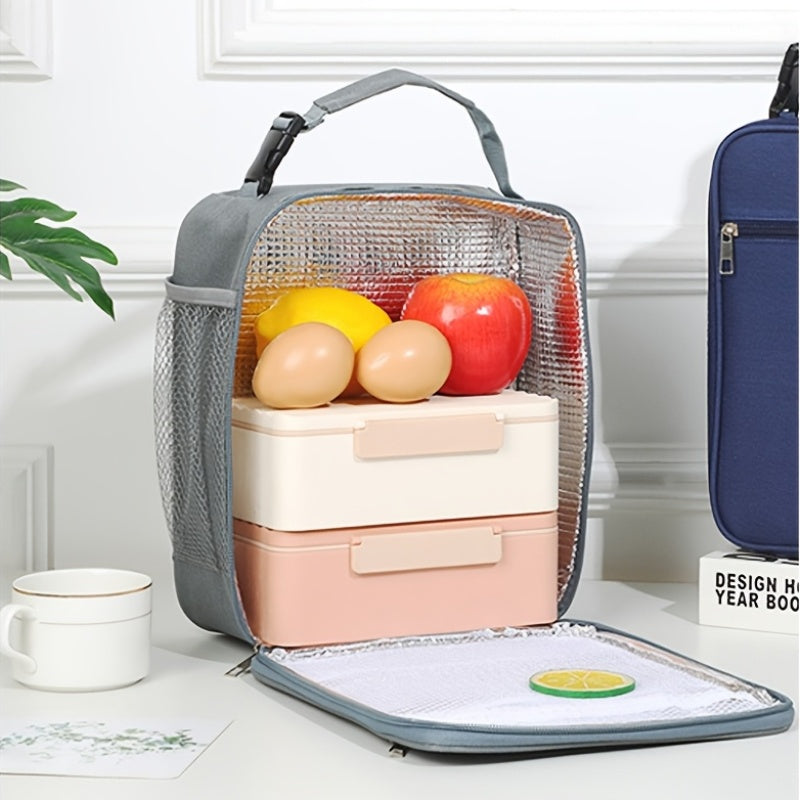 Large Capacity Insulated Lunch Bag Waterproof Durable Oxford Cloth