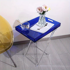 Portable Acrylic Folding Table for Home and Office
