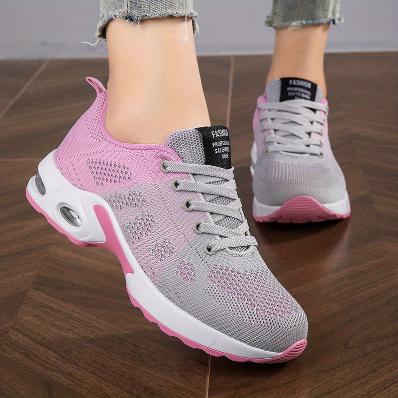 Women's Air Cushion Running Shoes Casual Mesh Breathable Outdoor Sneakers