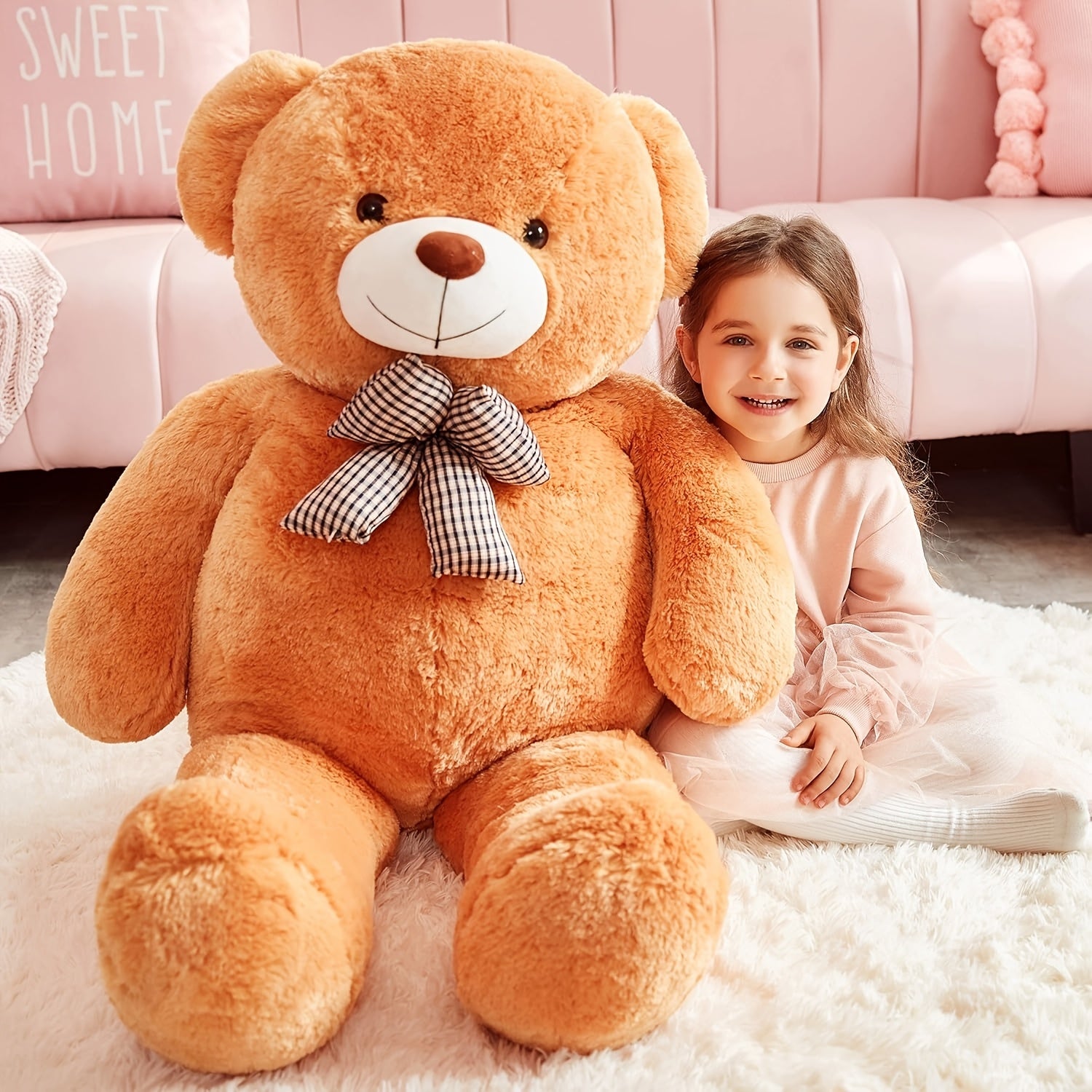 IKASA Brown Giant Teddy Bear Soft Toys Stuffed Animals
