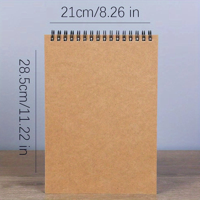 Spiral Sketchbook 30 Sheets Acid-Free Drawing Pad for Adults and Beginners