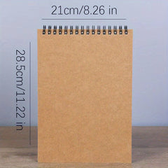 Spiral Sketchbook 30 Sheets Acid-Free Drawing Pad for Adults and Beginners