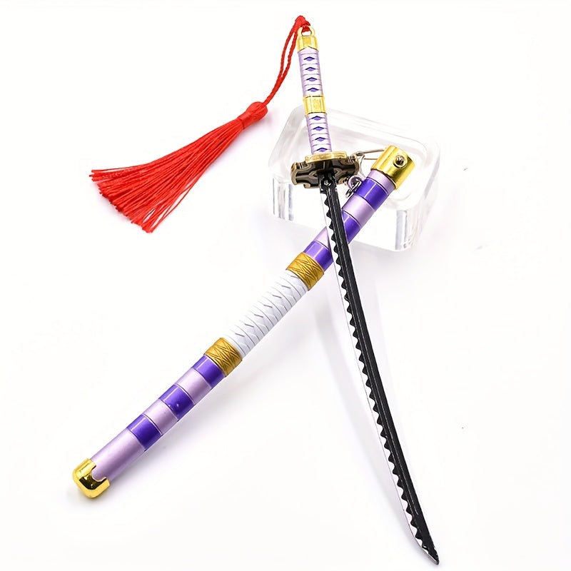 Anime Character Alloy Weapon Toy Metal Sword Mold Uncut Birthday Gift