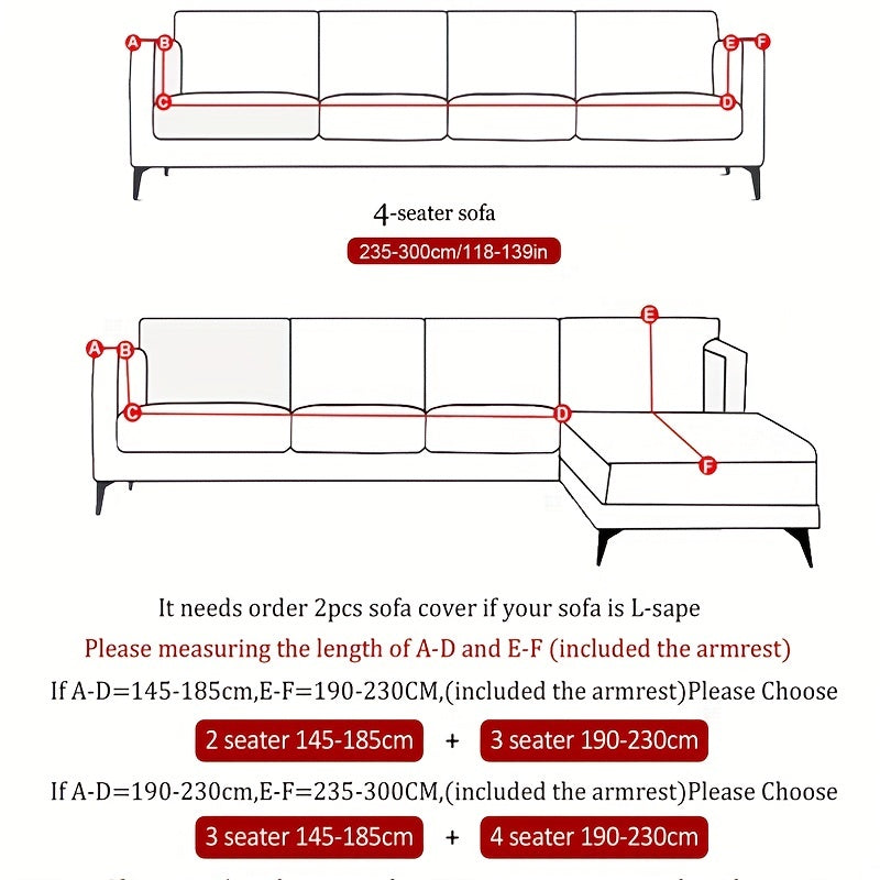 Christmas Santa Claus Sofa Slipcover Furniture Protector