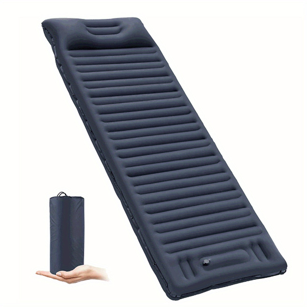 Ultralight Waterproof Sleeping Pad w/ Pillow & Inflatable Bag