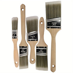 5pc Paint Brushes Set for Wall Cabinet Fence Deck