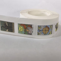 500 Reusable Tarot Stickers Roll - Unique Cartoon Decals