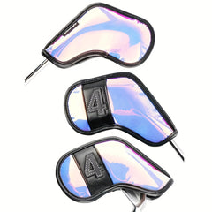10pcs Glitter Golf Putter Head Cover Protect Club Lightweight Durable