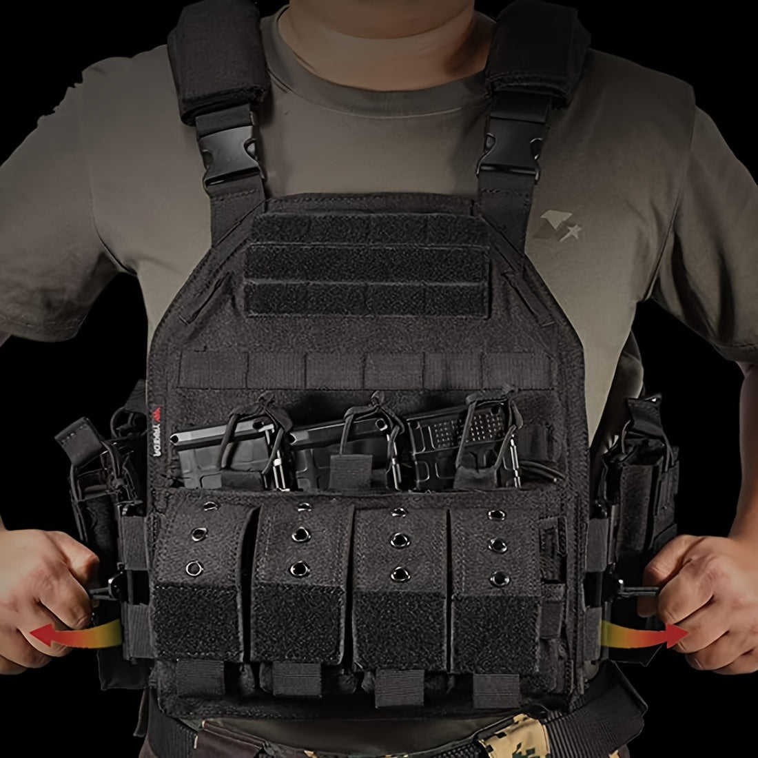 Men's Quick Release Adjustable Airsoft Training Vest
