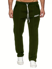 Savage Letter Print Casual Drawstring Pants Men's Outdoor Spring Summer