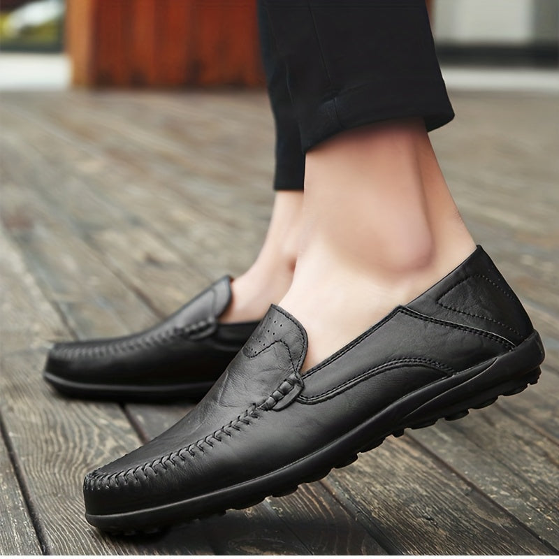 Men's Moc Toe Loafer Shoes Non slip Slip On Shoes Spring And Summer