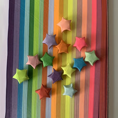 540 Origami Paper Sheets for Student Crafting Projects