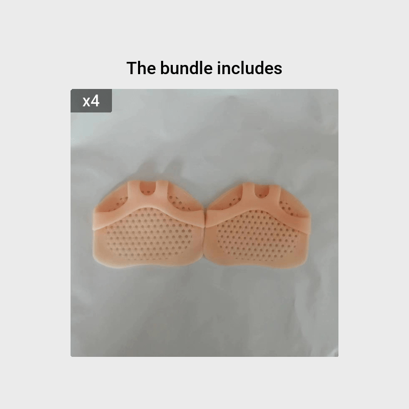 Silicone Forefoot Pad Insole Female Foot Guard Non slip Honeycomb Half Yard Pad