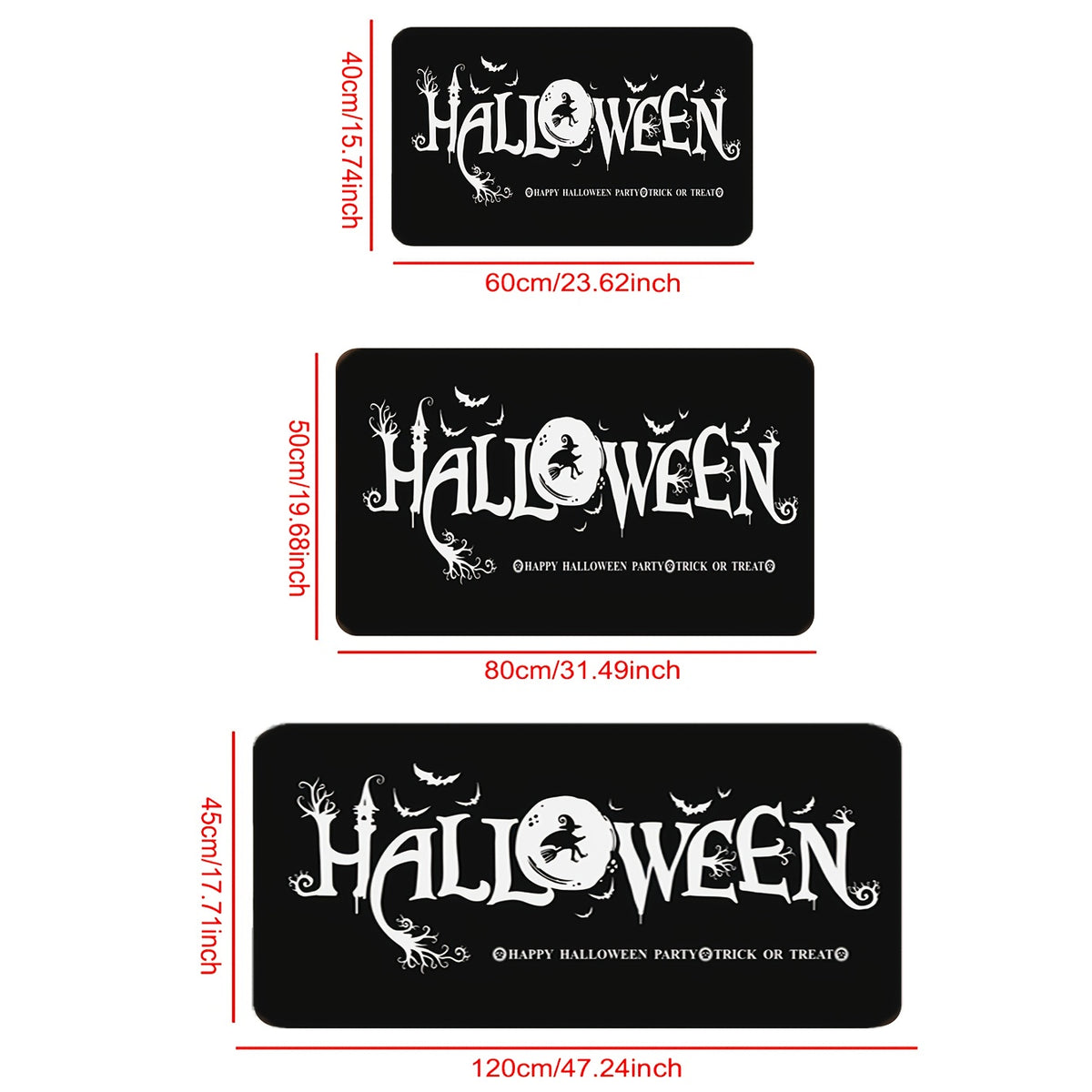 Halloween Kitchen Bathroom Doormat Living Room Floor Rug