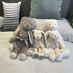 Children's Bunny Rabbit Plush Toy Beige Birthday Gift