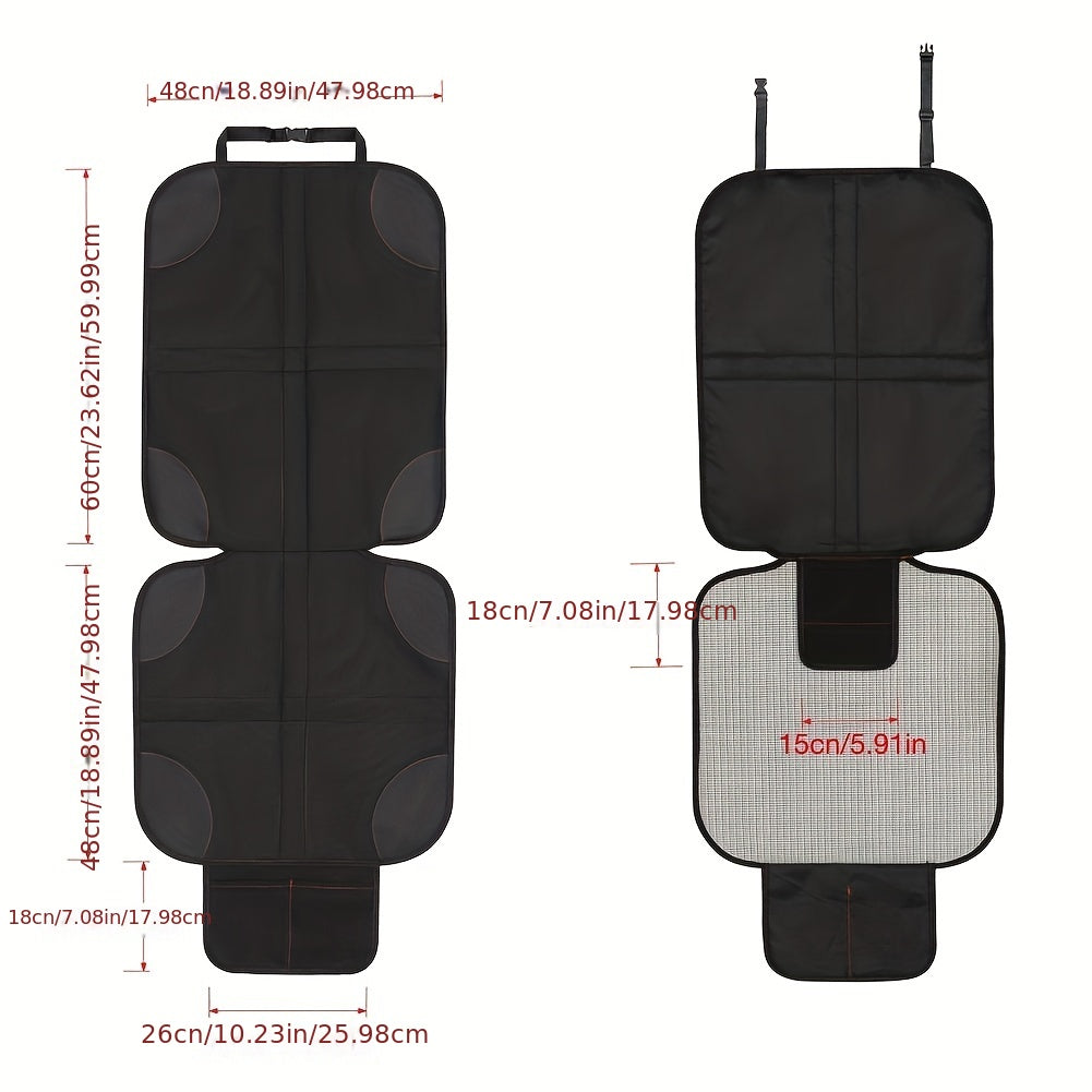 Car Seat Protector PU Leather Non Slip Backing Waterproof