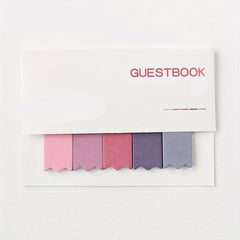 100sheets Gradient Message Sticky Note Notebook