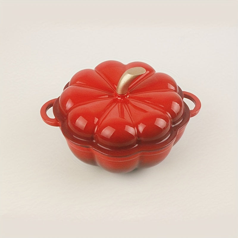 Pumpkin Enamel Pot 20 32 Cm Cast Iron Dutch Oven Casserole