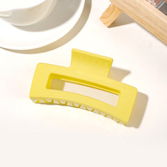 Multicolor Acrylic Hair Clip Thick Rectangle Claw Clips