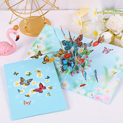 3D Pop Up Butterfly Greeting Card Thanksgiving Gift Card For Women