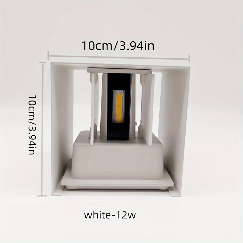SUNMEIYI 12W LED Wall Light Outdoor Waterproof IP65 Porch Garden Wall Lamp