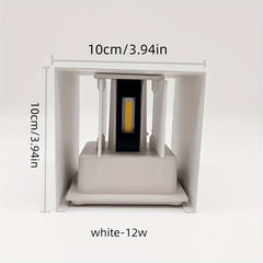 SUNMEIYI 12W LED Wall Light Outdoor Waterproof IP65 Porch Garden Wall Lamp